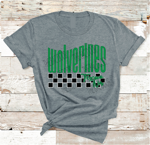 Texico-Checkered Design